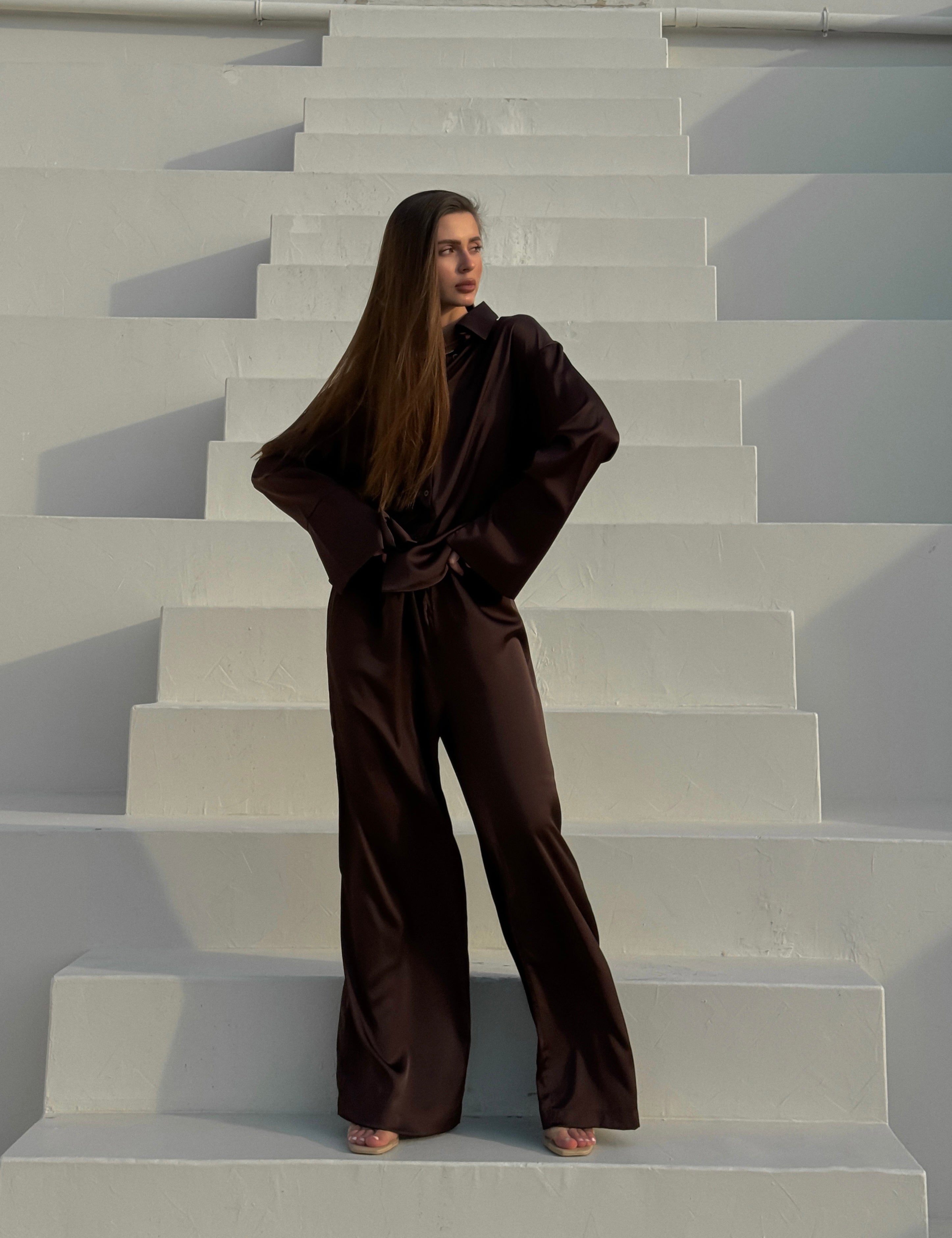 Satin Pants - ALBAA Design