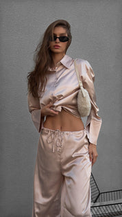 Satin Blouse - ALBAA Design