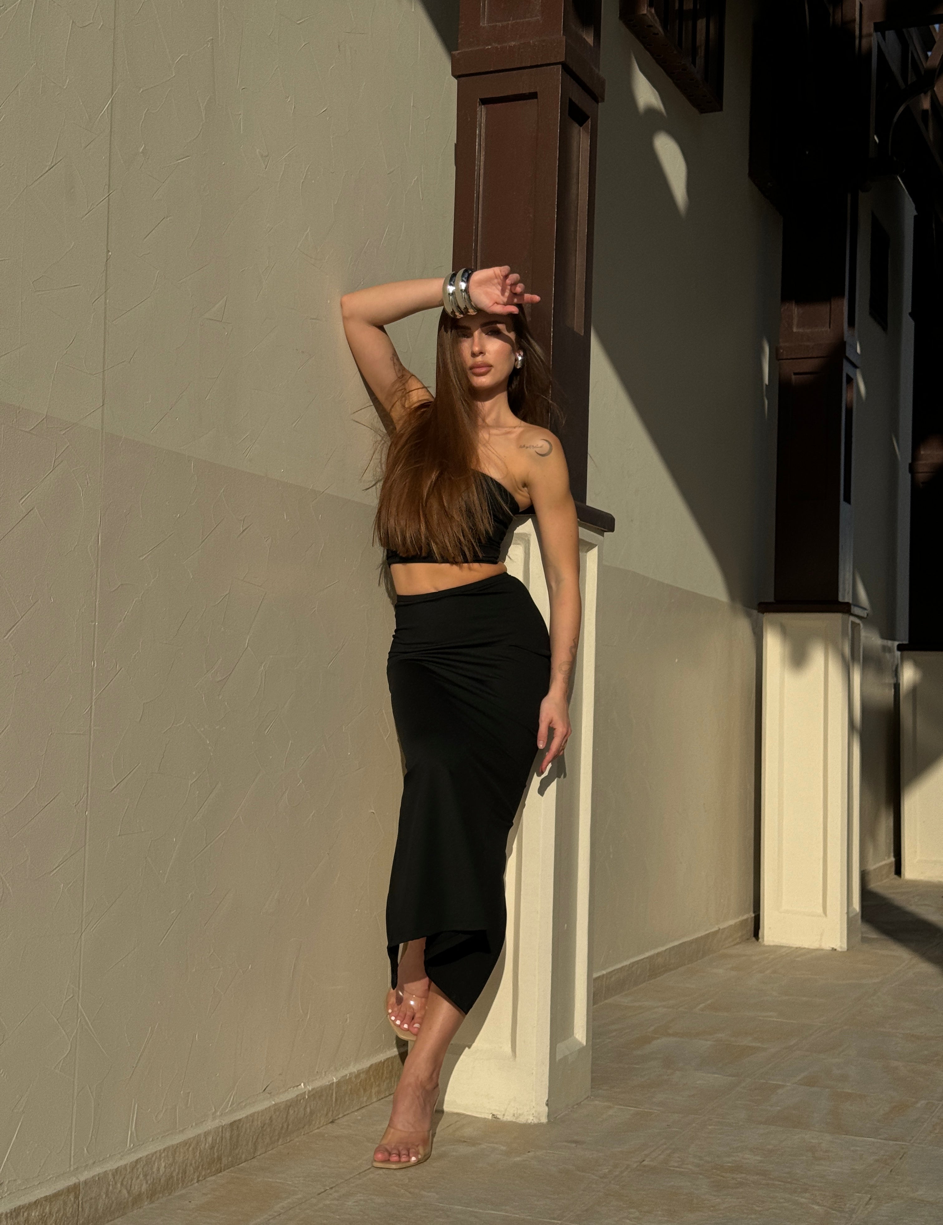 Skirt - Black - ALBAA Design