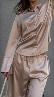 Satin Blouse - ALBAA Design