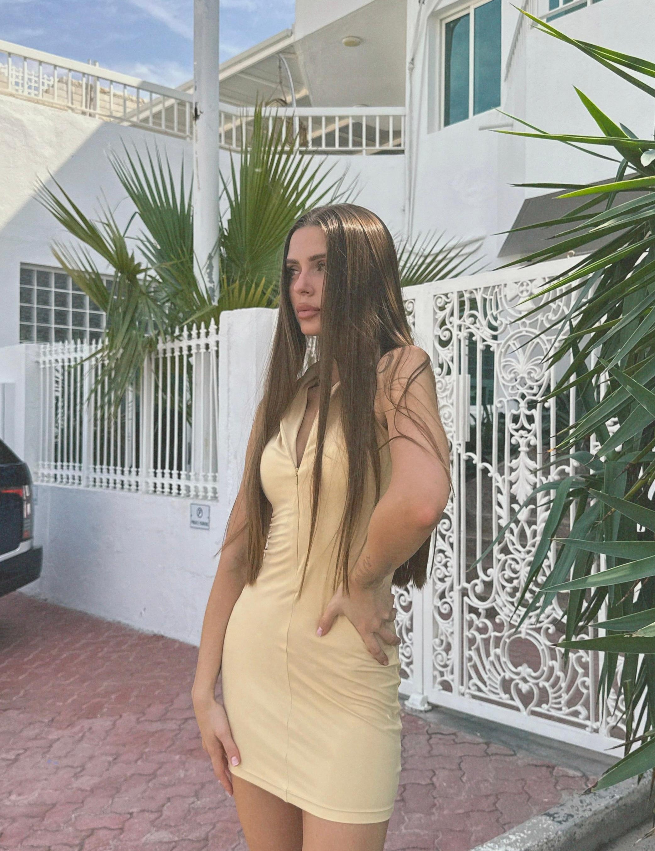 Mini Dress - Chocolate Fondant - ALBAA Design