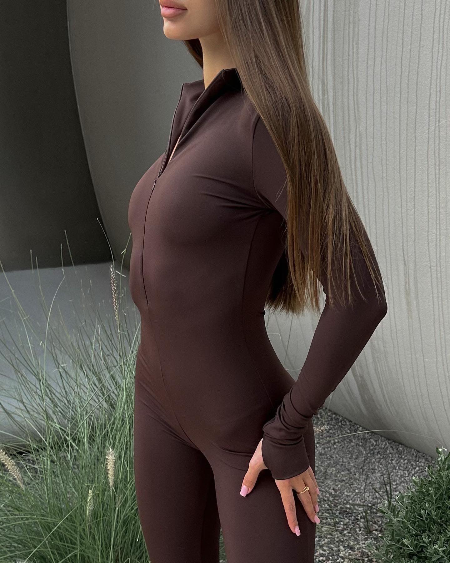 Jumpsuit - Chocolate Fondant - ALBAA Design