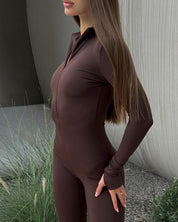 Jumpsuit - Chocolate Fondant - ALBAA Design
